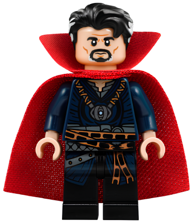 Минифигурка Lego Doctor Strange - Necklace, Cloth Spongy Cape and Starched Collar sh0509 N